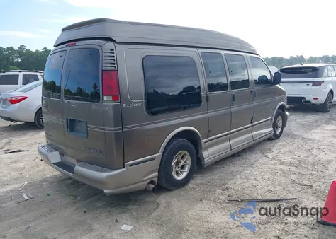 2002 Chevrolet Express G1500 z USA, uszkodzony, nr VIN 1GBFG15R321160331
